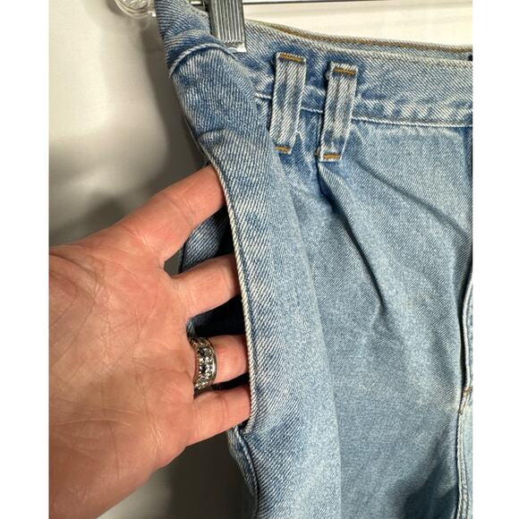 Vintage Giorgio Saint Angelo Blue Jean Shorts high waisted size 14 - Picture 6 of 12